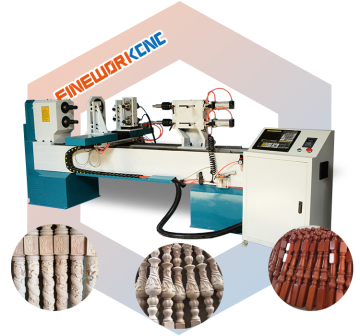 China Manufacture Finework CNC Machines for Baseball Bats and Stair Armrests