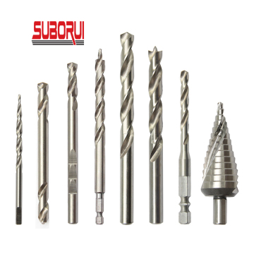 Custom German DIN 338 HSS M35 Cobalt 5% Parallel Shank Drill Bits for Stainless Steel and Metal