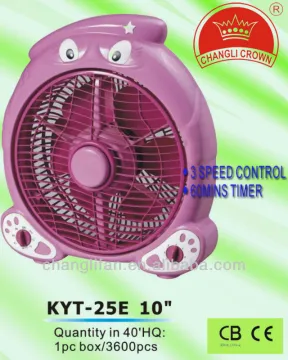 hot selling 10 inch box fan
