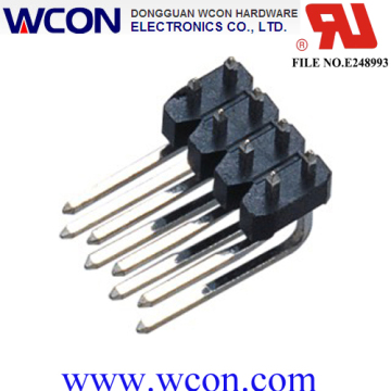 2.54mm Single Row Full Tin Plating 90 ° DIP Pin Header