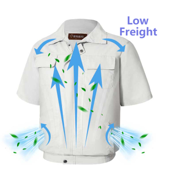 Air Conditioned Jacket with Fan for Summer Worker Wear