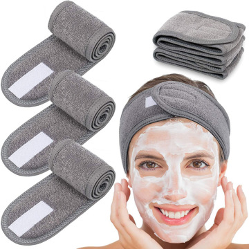 Terry Cloth Stretch Headband for Yoga, Sports, and Shower