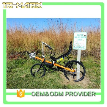 Super quality promotional folding recumbent bicycle