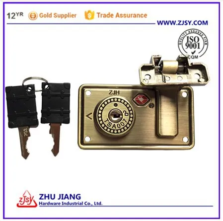 Solid Brass Luggage TSA Lock with keys