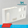 Porta-luvas de acrílico branco personalizado para uso médico