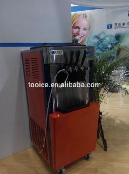 Three Flavors Soft Ice Cream Machine for sale with air cooling