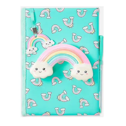 RAINBOW SQUISHY NOTEBOOK -0
