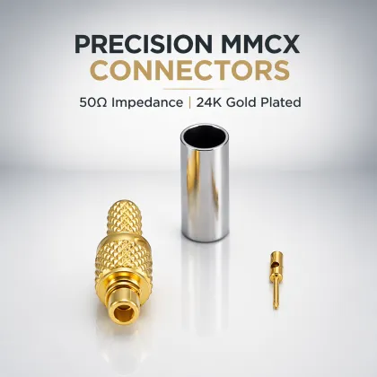Miniature MMCX RF Connector for PCB Wireless Devices
