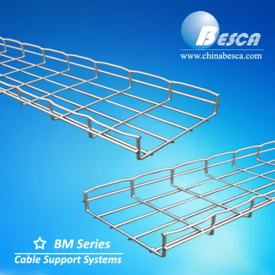 Electro Galvanized Zinc Plated Cable Mesh tray with SGG Loading test Factory