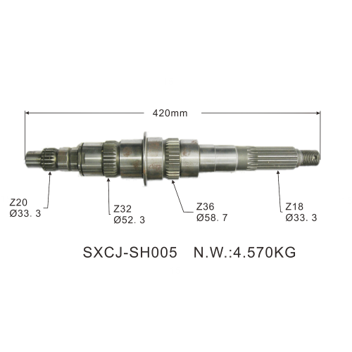 OEM ME605844/ME506914 Transmission Gear Shaft for Mitsubishi (20T-32T-36T-18T)