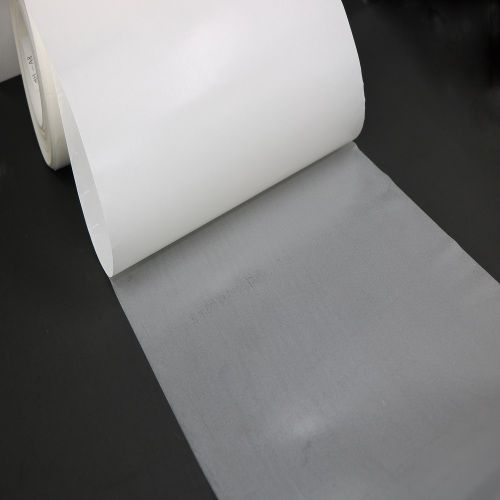 Hot melt adhesive film for seamless wall covering