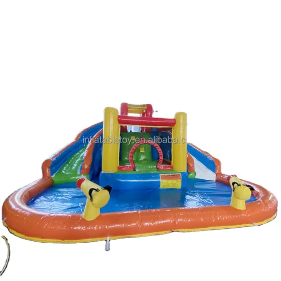 Commercial Grade PVC Tarpaulin Inflatable Jumping Castle with Slide and Pool Combo
