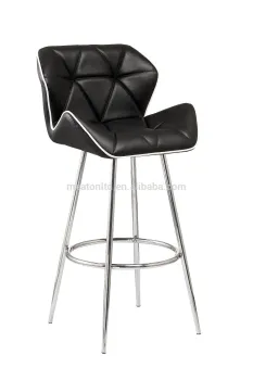 Diamond Bar Stool / Modern China Supplier Durable High Quantity Chromed Bar Stool / Comfortable Cushion CL - 3227 - 1