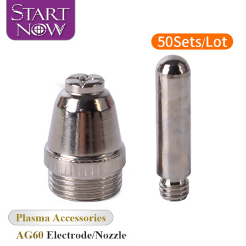 Startnow 50Sets/Los AG60 SG55 WSD60P Plasma -Düsenelektroden -Kits