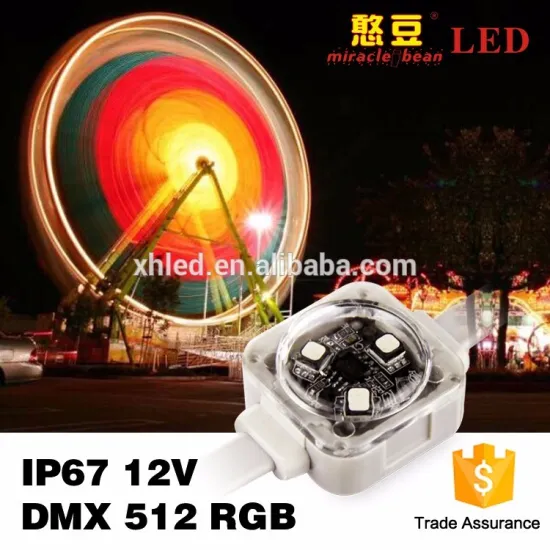 wholesale CE RoHS approved 3535 smd 12VDC waterproof dmx 45mm pixel led