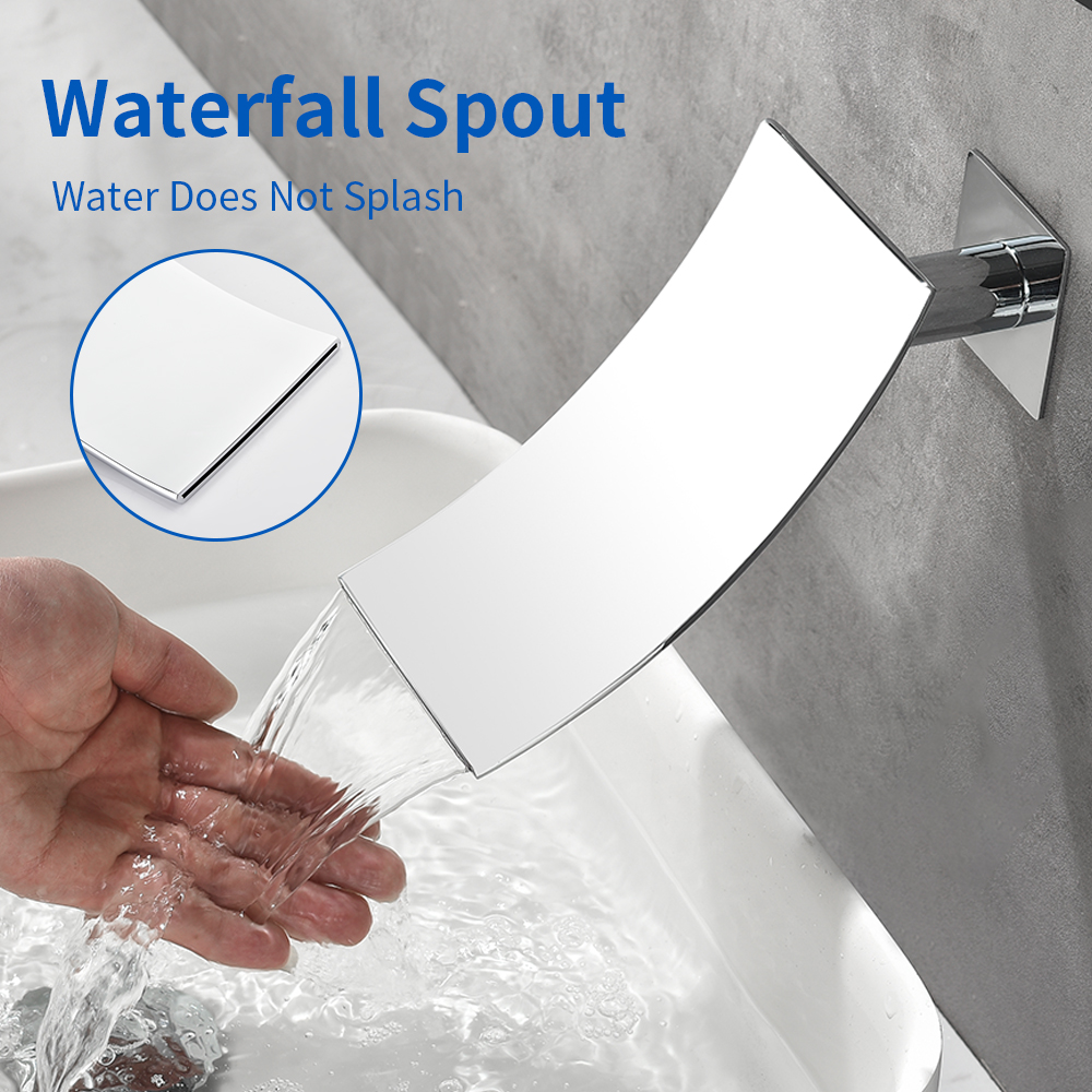 waterfall wall faucet spout 2002cp 7