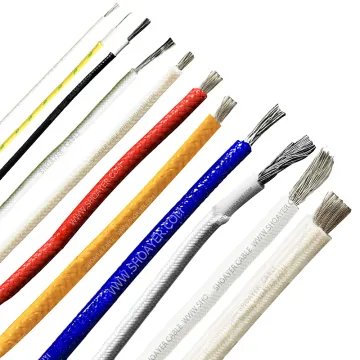 SY AGRP Silicone Rubber Insulated Fiberglass Braided Wire