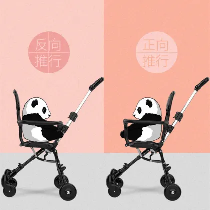 Europe Market Lightweight Folding Stroller with Backpack and High Landscape for Babies