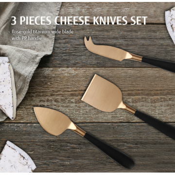 Color cheese knife set 3pcs