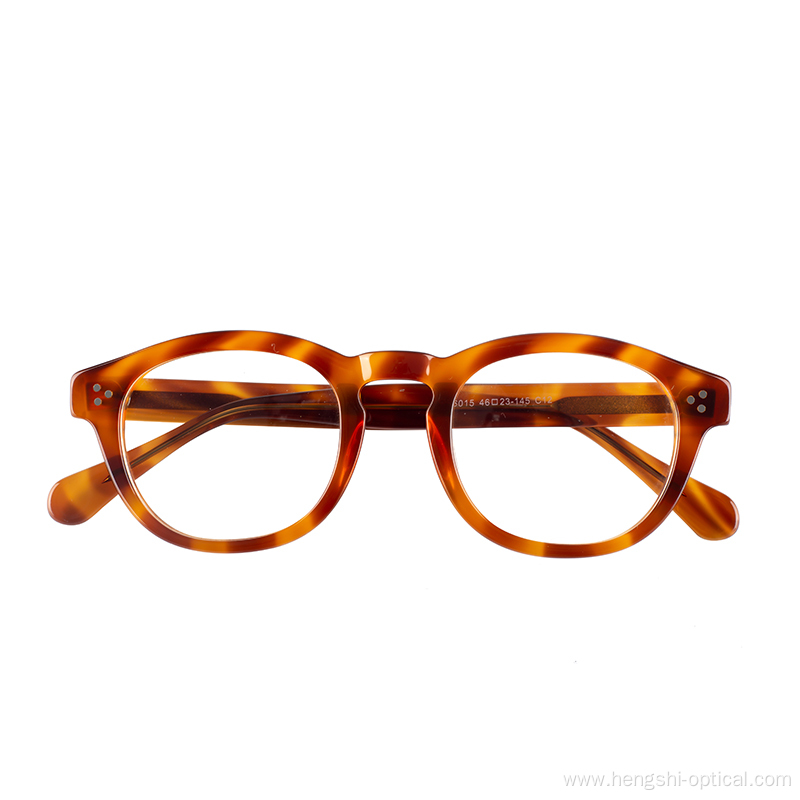 Italian Design Logo Latest Gentleman Retro Optical Acetate Glasses Frame