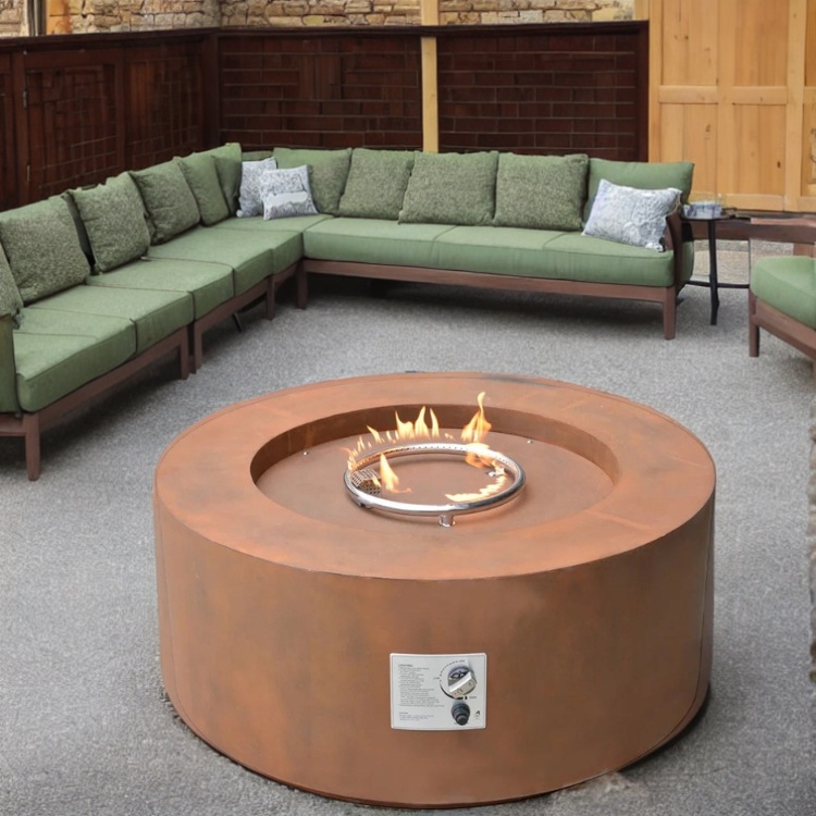 Gas fire pit