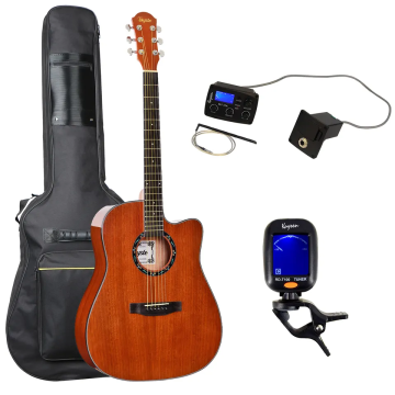 Avec accessoires sapele sapele 41 pouces guitare acoustique