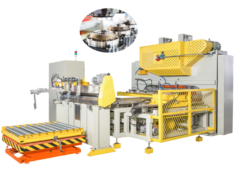 Troqueles automáticos de perforación de metal con alimentación de hojas de hojalata CNC para torcer la línea de fabricación de tapas CKO SKO