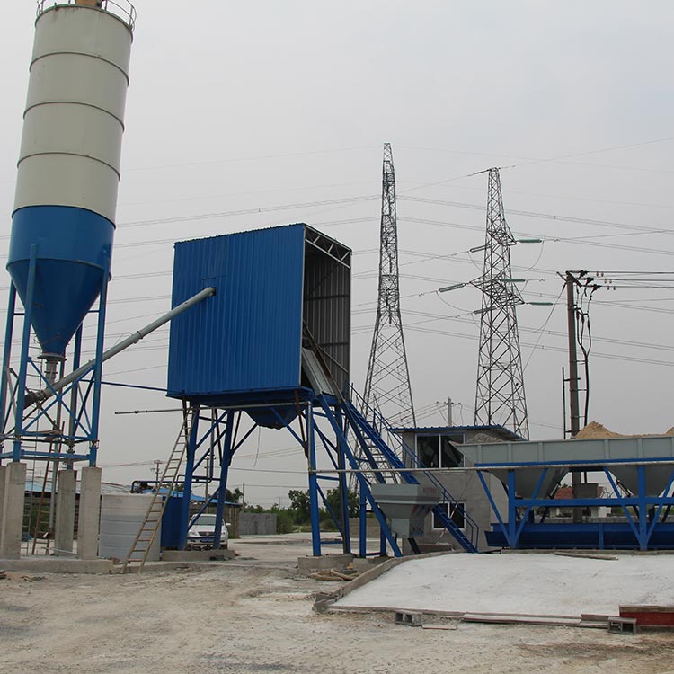 low operating cost concrete batching plant