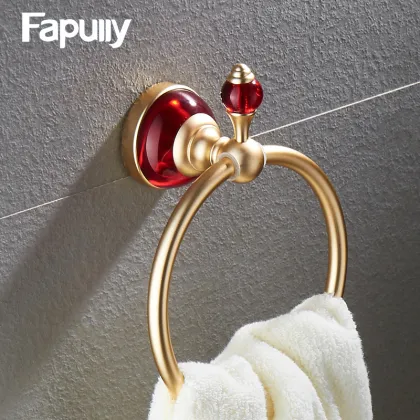 Wall Mounted Aluminium Bathroom Accessories - Fapully Towel Rings