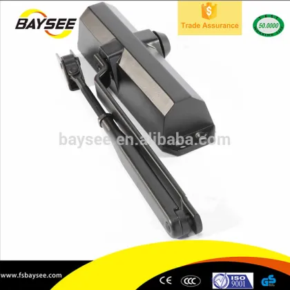 Overhead white fire door automatic sliding door closer