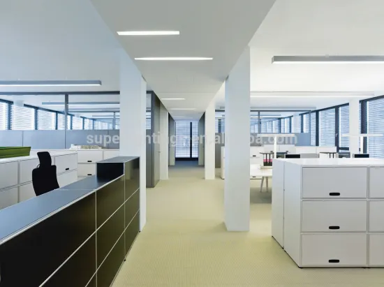 morden design 1x28w fluorescent lighting fixture led profile any length is available