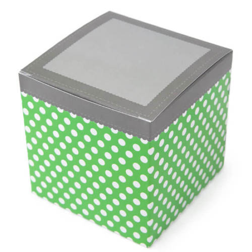 Small custom square paper cube packaging box