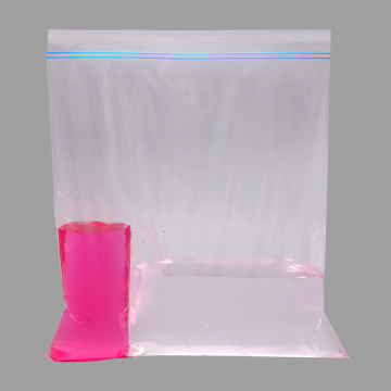 2024 New Leakproof Clear Plastic Frosted Seal Zipper Bags for Food Packaging