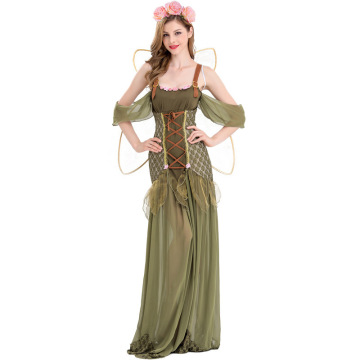 Costume de princesse forestière pour femmes