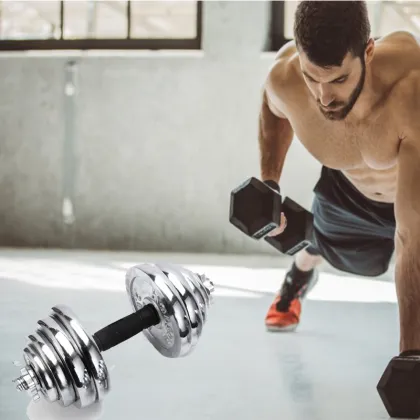 Adjustable Steel Dumbbell Sets