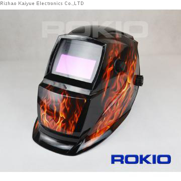 protective safety helmet auto-darkening welding mask