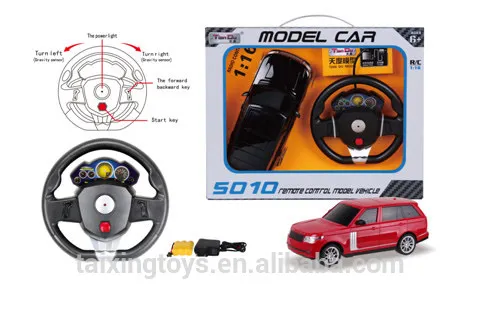 2016 Newest Design 1:16 RC 4 way Remote Control Car with steering wheel