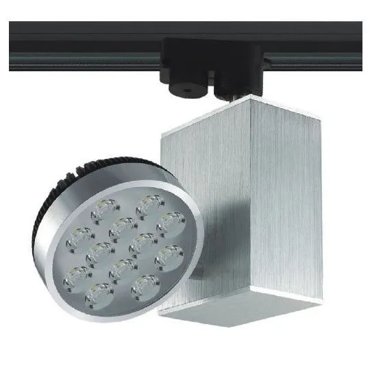 12w Led Track Light Fixtures For Store, Ac 85-265v Led Track Lighting Bulbs 1150~1200lm