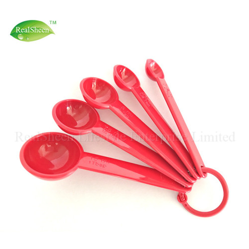 5 Piece Mini Plastic Measuring Set Colheres