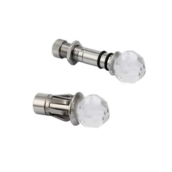 Crystal Fiber End Fixture for Optical Fiber Ceiling Installation