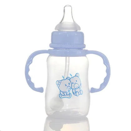 Wholesale PP Baby Bottles with Anti-Flatulence Feature and Handle from Apple Bear Maternal and Infant Products