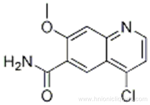 6-Quinolinecarboxamide, 4-chloro-7-methoxy- CAS 417721-36-9 