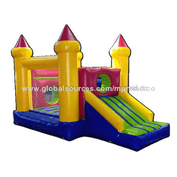 Inflatable Bouncer with Slide, Made of Oxford Fabric Material, Blower, CE/UL/GS Certified