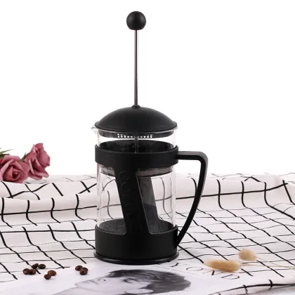 Small French Press Coffee Maker for Single Serving - Maximum Flavor Morning Coffee