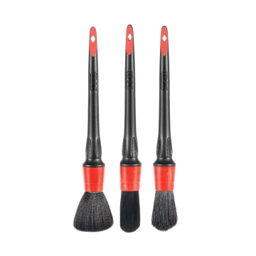 3PCS Multi-Purpose Car Detail Brushes with Natural Boars Hair for Interior  and Exterior Detailing - China Tools, Car Detail Brushes