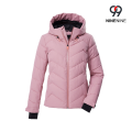 Chaqueta aislante de esquí acolchada para mujer con estilo