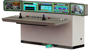 Multi-screen Main Console for Hoister electric control