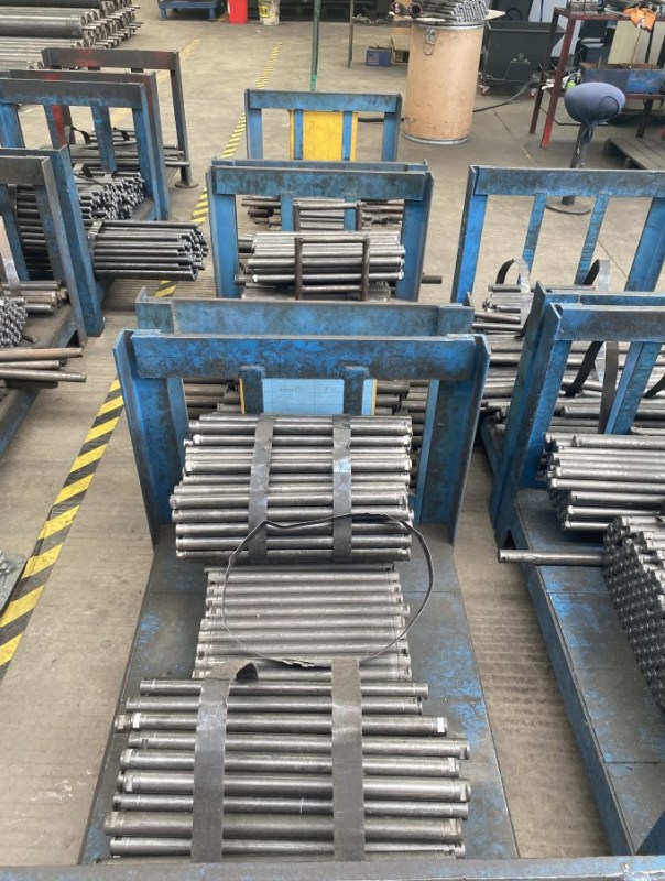 Automatic Parallel Rubber Idler Rollers for Conveyor Belt Replacement from