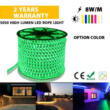 Venta caliente 5050 tira de luz LED de color verde