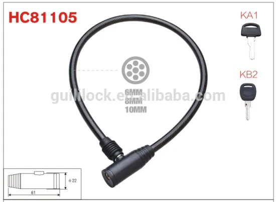 HC81105 Wenzhou Lock Manufacturer Bike Anti-theft Locks